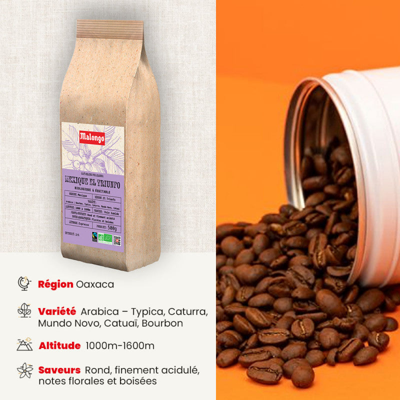 Café Grains Mexique El Triunfo 1kg - 2