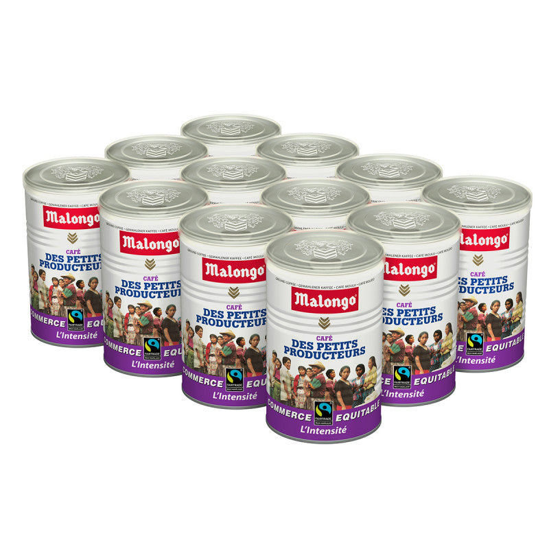 Café moulu Petits Producteurs L'intensité - 12 boites - 1