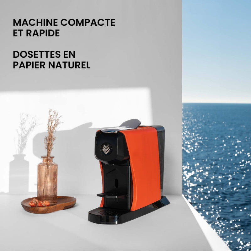 Machine Expresso EOH orange terracotta mat - 2